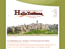 Tablet Screenshot of hallotoskana.com